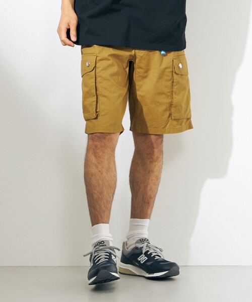 SHARE PARK(シェアパーク)の「【UNISEX】撥水加工 キャンプファイヤーカーゴショーツ(その他パンツ・メンズ・ブラック系/カーキ系/黄土色系・MEDIUM/X-LARGE/LARGE)」の8枚目の写真