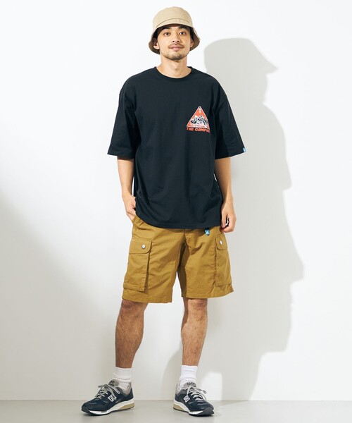 SHARE PARK(シェアパーク)の「【UNISEX】撥水加工 キャンプファイヤーカーゴショーツ(その他パンツ・メンズ・ブラック系/カーキ系/黄土色系・MEDIUM/X-LARGE/LARGE)」の10枚目の写真
