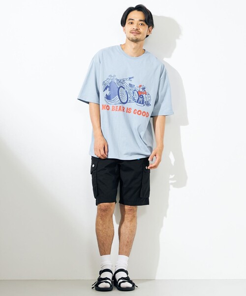 SHARE PARK(シェアパーク)の「【UNISEX】撥水加工 キャンプファイヤーカーゴショーツ(その他パンツ・メンズ・ブラック系/カーキ系/黄土色系・MEDIUM/X-LARGE/LARGE)」の19枚目の写真