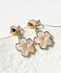 【apres jour×ARIAZ】メタルフラワーイヤリング