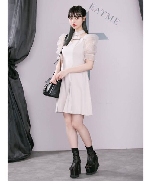 EATME（イートミー）の「ベルトフラップショルダーBAG（ショルダーバッグ・レディース・ブラック/ベージュ・FREE）」の9枚目の写真