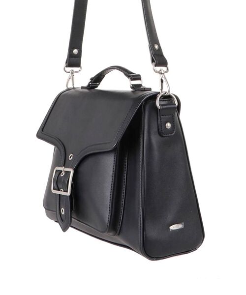 EATME（イートミー）の「ベルトフラップショルダーBAG（ショルダーバッグ・レディース・ブラック/ベージュ・FREE）」の3枚目の写真