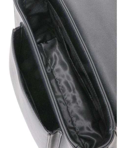 EATME（イートミー）の「ベルトフラップショルダーBAG（ショルダーバッグ・レディース・ブラック/ベージュ・FREE）」の6枚目の写真