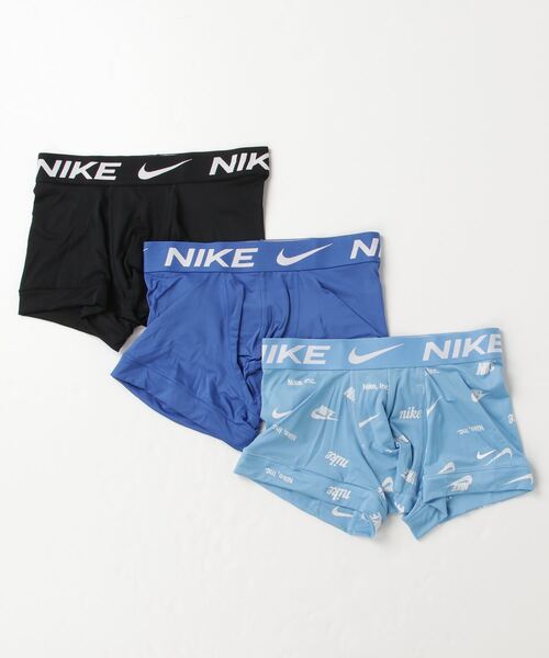 NIKE（ナイキ）の「NIKE/ナイキ TRUNK 3PK/トランクス 3P（ボクサーパンツ・メンズ・グレー系その他/ブラック/マルチ/ブルー系その他/ブラック×レッド・XS/S/L/M/XL）」の4枚目の写真