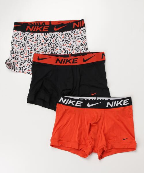 NIKE（ナイキ）の「NIKE/ナイキ TRUNK 3PK/トランクス 3P（ボクサーパンツ・メンズ・グレー系その他/ブラック/マルチ/ブルー系その他/ブラック×レッド・XS/S/L/M/XL）」の3枚目の写真