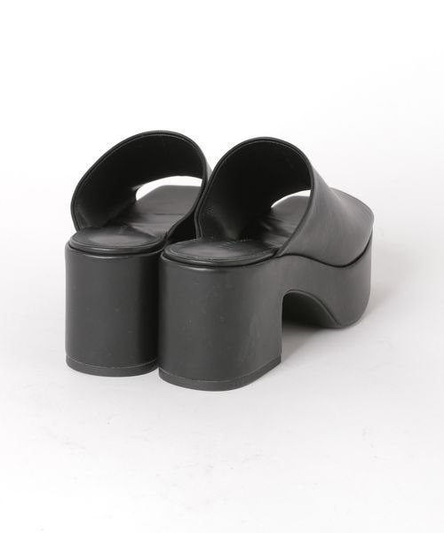 LOWRYS FARM（ローリーズファーム）の「スライドヒールサンダル　260878（サンダル・レディース・ブラック/アイボリー/チェック・MEDIUM/LARGE）」の15枚目の写真