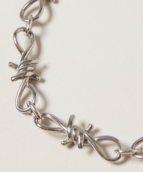 AIVER（アイバー）の「AIVER　ワイヤーチョーカーネックレス（ネックレス・メンズ・シルバー・FREE）」の9枚目の写真
