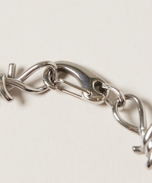 AIVER（アイバー）の「AIVER　ワイヤーチョーカーネックレス（ネックレス・メンズ・シルバー・FREE）」の6枚目の写真