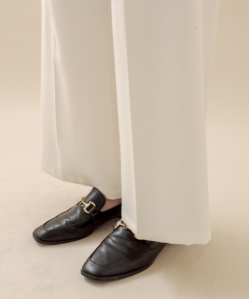 mline（エムライン）の「[mline] ハイウエストサスペンダーパンツ（その他パンツ・レディース・オフホワイト/ベージュ/ブラック・1/2）」の19枚目の写真