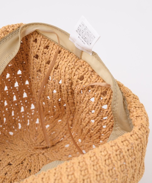 KATHARINE ROSS（キャサリンロス）の「【KATHARINE ROSS】手編みニットクロシェバケットハット WEB限定（ハット・レディース・ブラック/ベージュ/アイボリー・MEDIUM）」の9枚目の写真