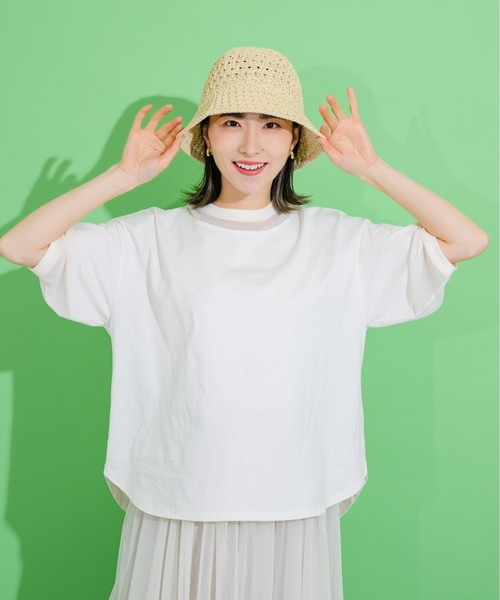 KATHARINE ROSS（キャサリンロス）の「【KATHARINE ROSS】手編みニットクロシェバケットハット WEB限定（ハット・レディース・ブラック/ベージュ/アイボリー・MEDIUM）」の20枚目の写真