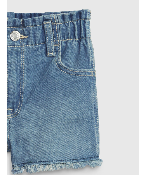 GAP（ギャップ）の「マムジーン デニムショートパンツ (幼児)（デニムパンツ・キッズ・ライトインディゴブルー・12-18M/18-24M/2 YRS/3 YRS/4 YRS/5 YRS）」の3枚目の写真