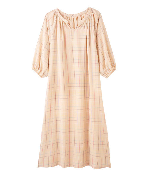 セール コットン100 柔らかく通気性も良いダブルガーゼ ダブルガーゼカフタンワンピ ルームワンピース Peach John ピーチジョン のファッション通販 Zozotown