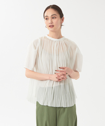 プリーツドッキングプルオーバー