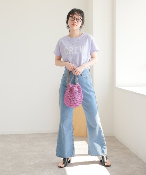 The Bagmati（ザバグマティ）の「【BAGMATI/バグマティ】 カゴポシェット（かごバッグ・レディース・ネイビー/ブラウン/イエロー/ピンク・FREE）」の12枚目の写真