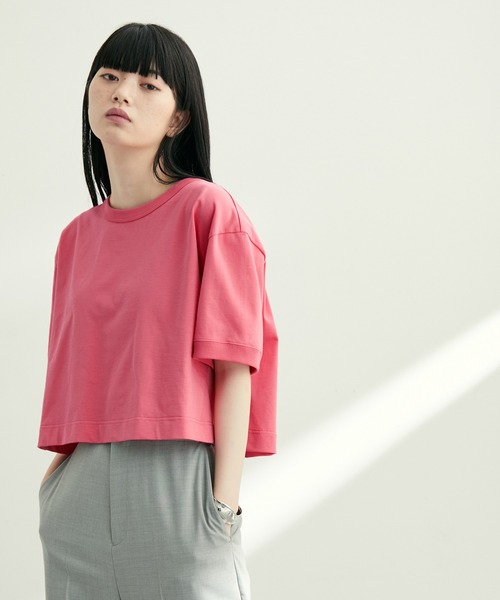 ADAM ET ROPE'（アダムエロペ）の「〈追加〉クロップドTシャツ