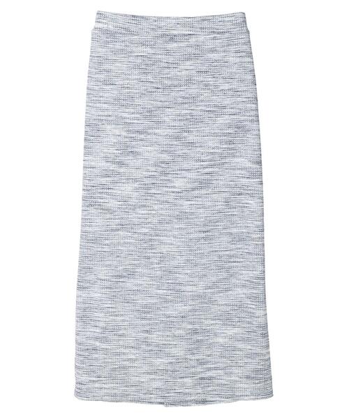 Green Parks(グリーンパークス)の「メランジカットスカート(スカート・レディース・グレー/ブルー・FREE)」の18枚目の写真