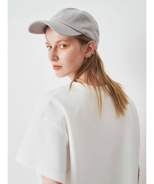 ELENDEEK（エレンディーク）の「キャンバスキャップ（キャップ・レディース・アイボリー/ライトグレー/ブラック・FREE）」の3枚目の写真