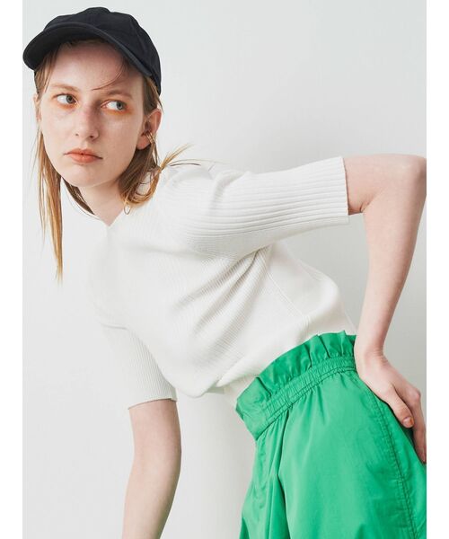 ELENDEEK（エレンディーク）の「キャンバスキャップ（キャップ・レディース・アイボリー/ライトグレー/ブラック・FREE）」の4枚目の写真