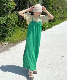 Kastane | 【サイズ展開あり】カットギャザーキャミワンピース(ワンピース)