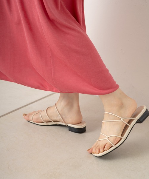 Kastane(カスタネ)の「【サイズ展開あり】カットギャザーキャミワンピース(ワンピース・レディース・アイボリー/ブラック/グリーン/ピンク・0/1)」の6枚目の写真