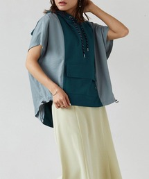 179/WG | ドッキング ショートスリーブ フーディ(パーカー)