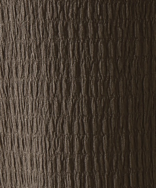 libelle more（リベル モア）の「シャーリングカットソー　セットアップ（セットアップ・レディース・ブラック/ベージュ/ブラウン・L/M）」の4枚目の写真