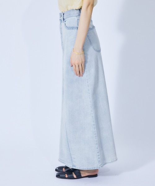 ROPE'（ロペ）の「デニムロングスカート（デニムスカート・レディース・ホワイト/ブルー系その他5・38/36）」の9枚目の写真