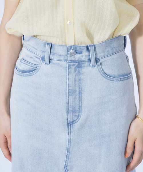 ROPE'（ロペ）の「デニムロングスカート（デニムスカート・レディース・ホワイト/ブルー系その他5・38/36）」の11枚目の写真