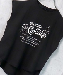 THE CASUAL | ビッグシルエットプリントノースリーブTシャツ キッズ(Tシャツ/カットソー)