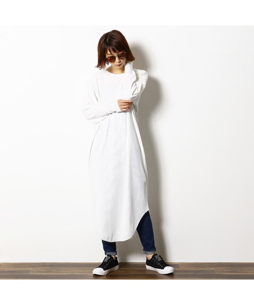 Purple&Yellow(パープルアンドイエロー)の「2WAY ワッフルワンピース(ワンピース・レディース・アイボリー・S/M)」の1枚目の写真