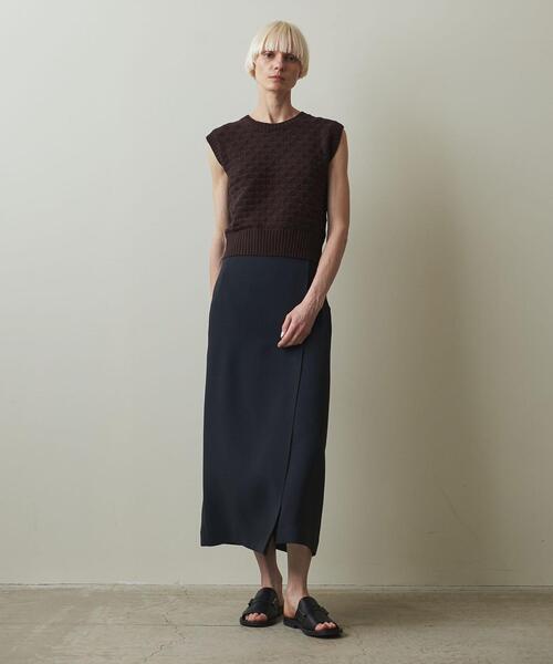 Steven Alan(スティーブンアラン)の「<Steven Alan>EYELET COTTON KNIT VEST/ベスト(ベスト・レディース・ナチュラル/ダークブラウン/オリーブ・FREE)」の13枚目の写真