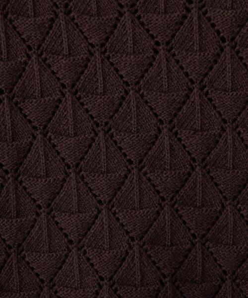 Steven Alan(スティーブンアラン)の「<Steven Alan>EYELET COTTON KNIT VEST/ベスト(ベスト・レディース・ナチュラル/ダークブラウン/オリーブ・FREE)」の12枚目の写真