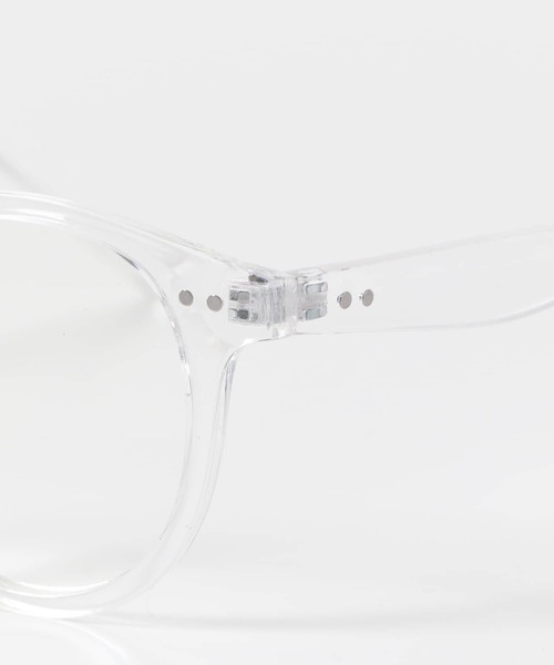 SENSE OF PLACE by URBAN RESEARCH(センスオブプレイスバイアーバンリサーチ)の「ベーシックボストンサングラス(サングラス・メンズ・ブラック/クリア・ONE)」の5枚目の写真