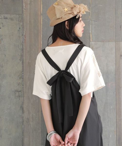 osharewalker（オシャレウォーカー）の「【廃盤】『ギャザーサルエルサロペット』（サロペット/オーバーオール・レディース・ブラック・1/2）」の5枚目の写真