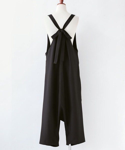 osharewalker（オシャレウォーカー）の「【廃盤】『ギャザーサルエルサロペット』（サロペット/オーバーオール・レディース・ブラック・1/2）」の6枚目の写真