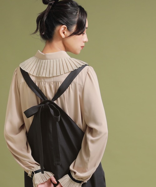 osharewalker（オシャレウォーカー）の「【廃盤】『ギャザーサルエルサロペット』（サロペット/オーバーオール・レディース・ブラック・1/2）」の10枚目の写真