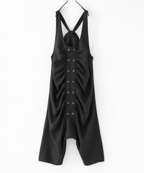 osharewalker（オシャレウォーカー）の「【廃盤】『ギャザーサルエルサロペット』（サロペット/オーバーオール・レディース・ブラック・1/2）」の9枚目の写真