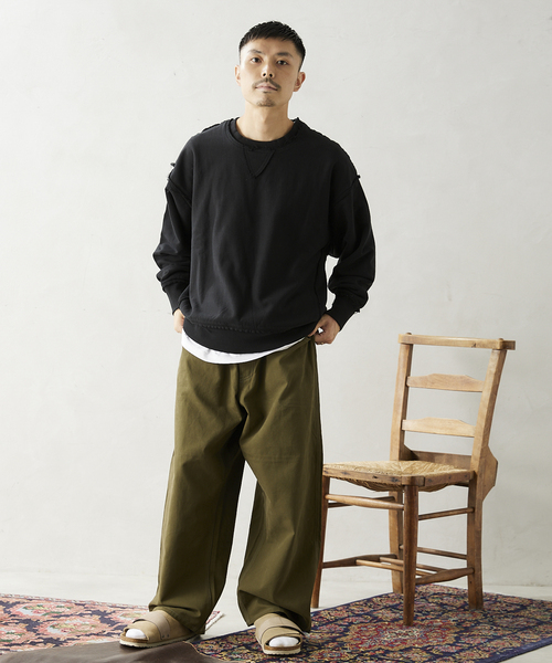 JOURNAL STANDARD relume(ジャーナルスタンダード レリューム)の「【BIG ALLIED / ビック アライド】ペインターパンツ(その他パンツ・メンズ・ブラック/カーキ/ベージュ/ナチュラル・SMALL/MEDIUM/LARGE)」の4枚目の写真