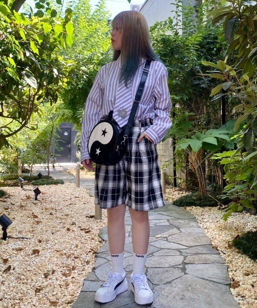 Candy Stripper（キャンディストリッパー）の「SAUCY HALF パンツ（その他パンツ・レディース・グリーン/イエロー/ブラック・2）」の11枚目の写真