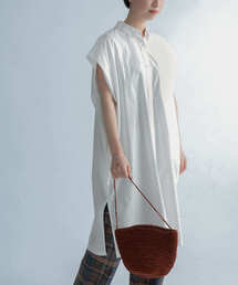 FORK&SPOON | FORK&SPOON　ショルダータックロングシャツ(シャツ/ブラウス)