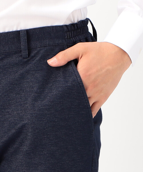 COMME CA ISM（コムサイズム）の「【セットアップ対応】 デニムライク ジャージーパンツ（スーツパンツ・メンズ・ブルー/ブラック・SMALL/MEDIUM/LARGE/X-LARGE）」の11枚目の写真