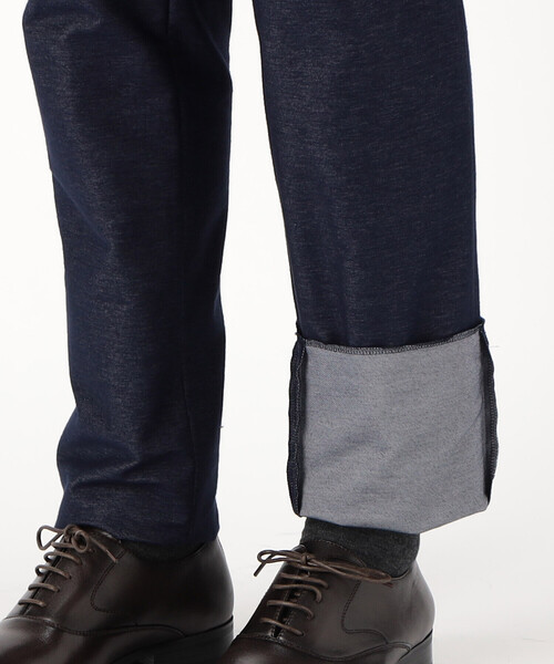 COMME CA ISM（コムサイズム）の「【セットアップ対応】 デニムライク ジャージーパンツ（スーツパンツ・メンズ・ブルー/ブラック・SMALL/MEDIUM/LARGE/X-LARGE）」の13枚目の写真