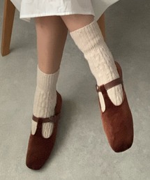 LAUIR | ベロアフラットパンプス(パンプス)