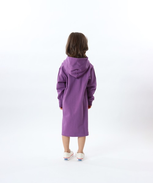 Champion（チャンピオン）の「【Champion/チャンピオン】キッズ フーデッドワンピース（ワンピース・キッズ・ブラック/パープル/グレー/ネイビー・140/110/130/120/100）」の22枚目の写真