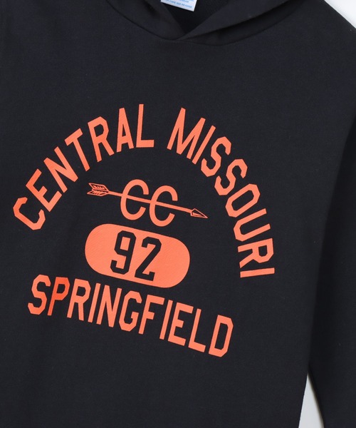 Champion（チャンピオン）の「【Champion/チャンピオン】キッズ フーデッドワンピース（ワンピース・キッズ・ブラック/パープル/グレー/ネイビー・140/110/130/120/100）」の12枚目の写真