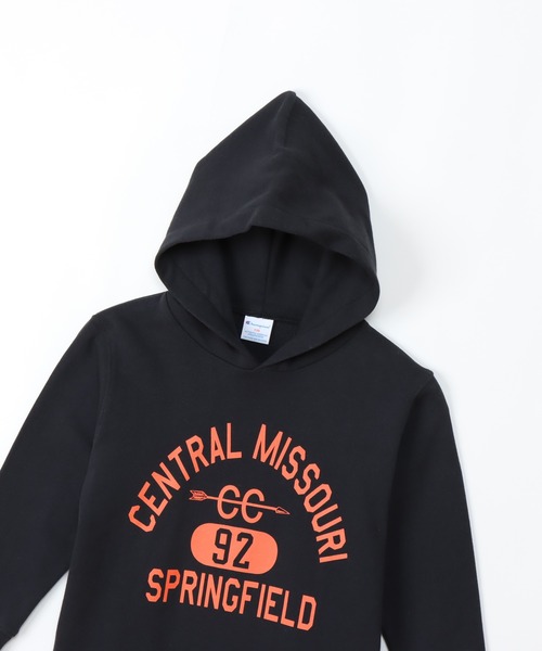 Champion（チャンピオン）の「【Champion/チャンピオン】キッズ フーデッドワンピース（ワンピース・キッズ・ブラック/パープル/グレー/ネイビー・140/110/130/120/100）」の13枚目の写真