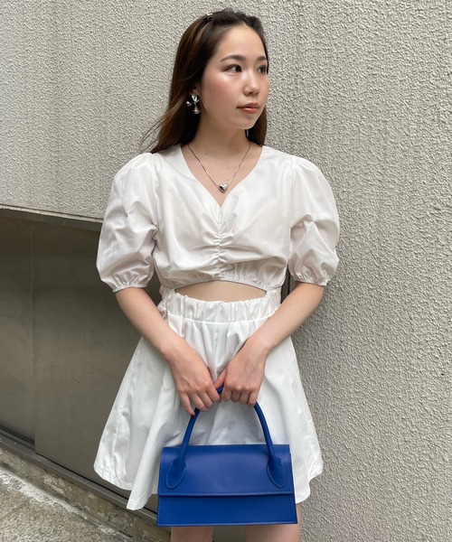 セール Webstore 限定商品 カットミニパフワンピース ワンピース Narcissus ナルシス のファッション通販 Zozotown