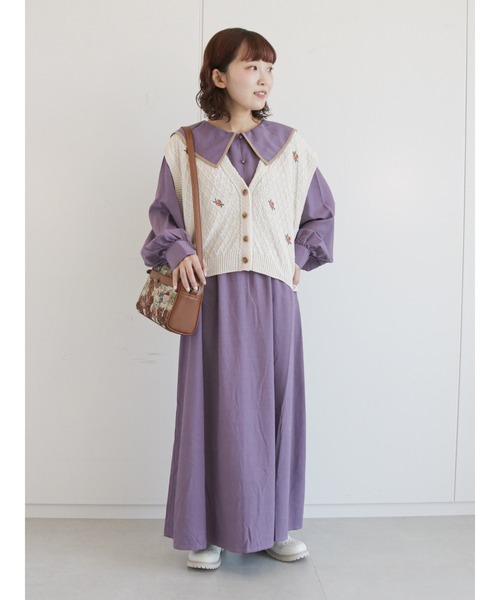 ehka sopo（エヘカソポ）の「ゴブランショルダーバッグ（ショルダーバッグ・レディース・ブラック/ベージュ/ブラウン/キャメル・ﾌﾘ-）」の5枚目の写真