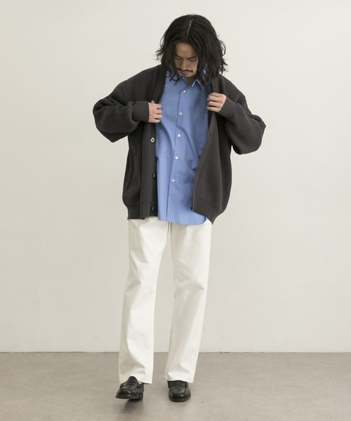 URBAN RESEARCH(アーバンリサーチ)の「URBAN RESEARCH iD オーバーサイズカーディガン(カーディガン/ボレロ・メンズ・ゴールド/グレー系その他/ブルー系その他/バーガンディー・LARGE/MEDIUM)」の8枚目の写真